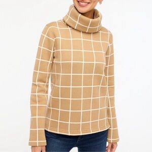 J Crew Factory Long-sleeve Funnelneck Pullover